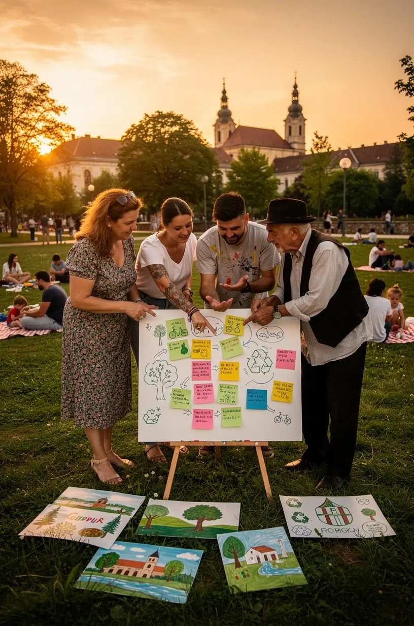 Echipa de experți discutând strategii eficiente pentru soluționarea problemelor comunitare.